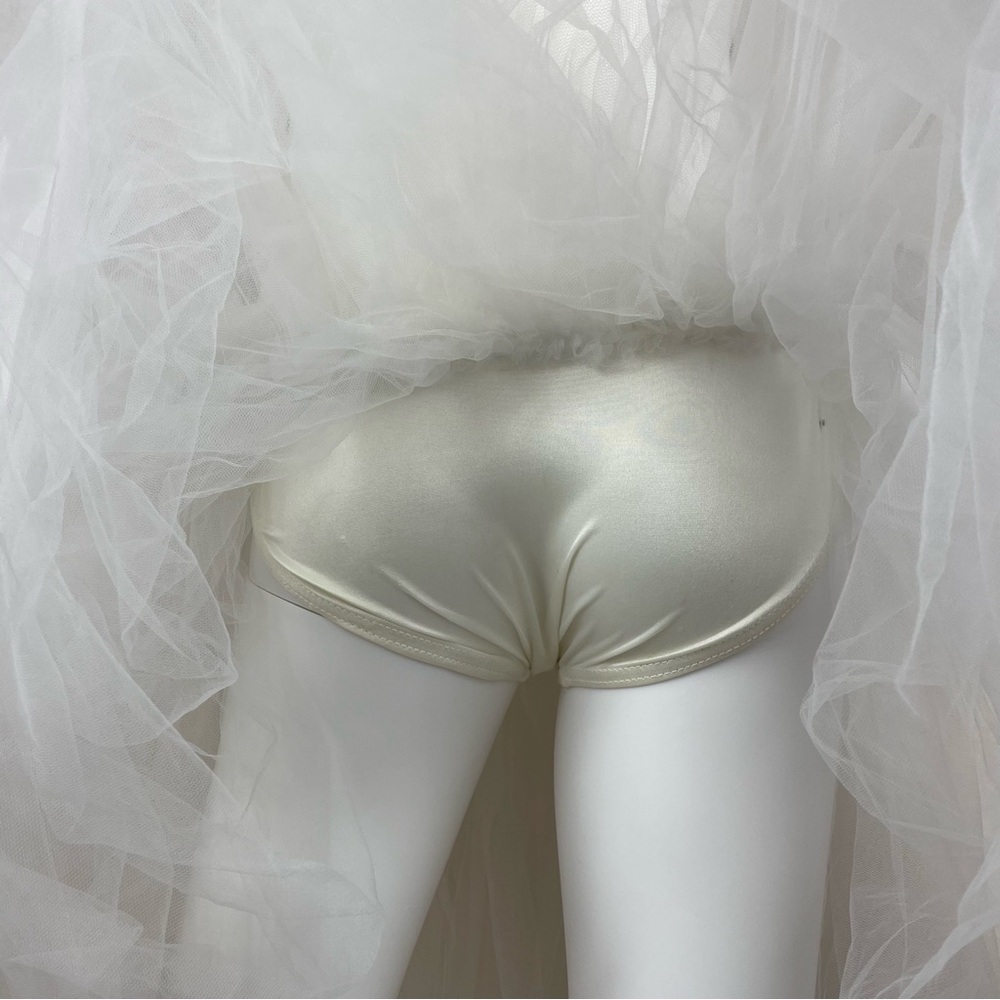 🔥Curtain Call Costumes Black & White Tulle Dance Dress  10 Adult Glam Romantic - Picture 5 of 12